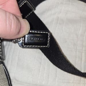 Coach Black and Tan Shoulder Bag